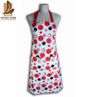 Cotton Canvas Red And White Polka Dot Apron Custom Cooking Aprons