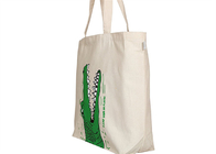 Reusable Fenglin 100% Cotton Small Canvas Tote Bags with Crocodile Printed
