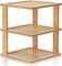 بامبو آزاد ایستاده قفسه چوبی، آشپزخانه میز کار قفسه گوشه ای 10x10x11.5 اینچ