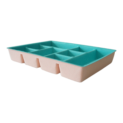 نظم دهنده جواهرات نمدی بازیافتی ظروف نقره ای سفارشی 40*30*6 سانتی متر