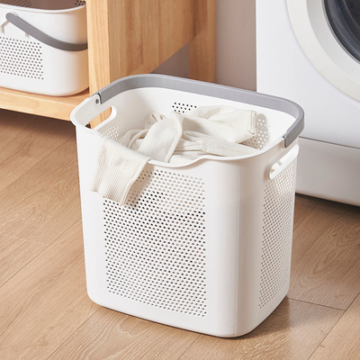 سبد لباسشویی پلاستیکی مستطیلی 40 لیتری مدرن با ذخیره سازی عمیق
