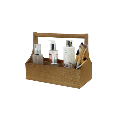 محصولات خانگی جعبه چوبی حمام 26x20x14 سانتی متر با دسته