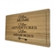 لوگوی سفارشی حکاکی شده آشپزخانه بامبو تخته برش چوب تخته خردکن چوبی